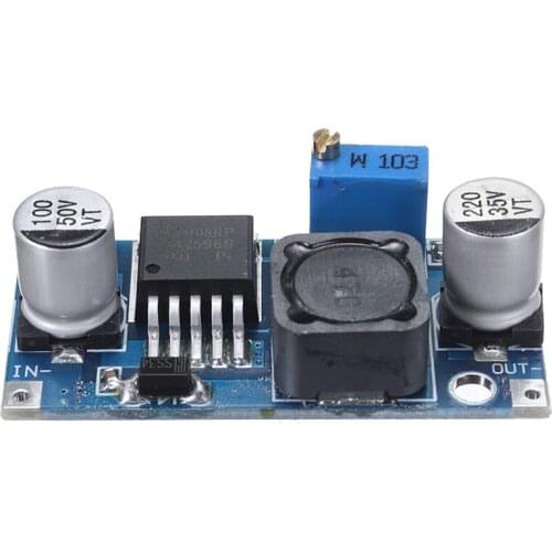 New Arrival LM2596S DC-DC Buck Converter Step-Down Voltage Regulator with LED Voltmeter LM2596S Step Down Module Accessories