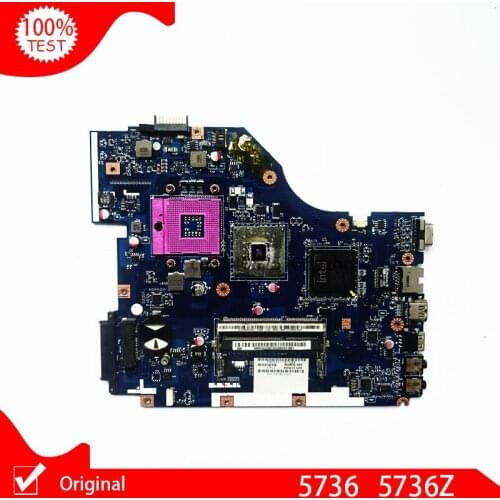 Original MB.TZZ02.001 MBTZZ02001 For Acer aspire 5736 5736z Laptop motherboard PEW72 LA-6631P GM45 DDR3 main board