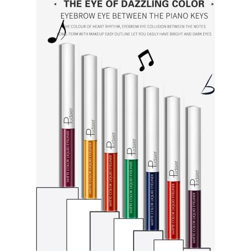 15 Colors Matte Eyeliner Liquid Lasting Natural Eyeliner Waterproof And Quick-drying Without Blooming Eye Makeup Pen TSLM1