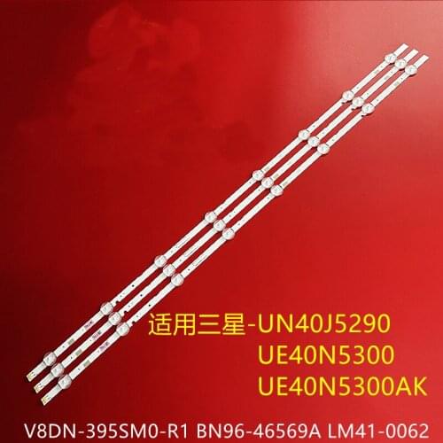 15pcs/lot LED backlight strip for Samsung UE40J5200 UN40J5300AG UE40J5000 UN40J5200 UN40J5200AG V5DN-395SM0-R2 R3 BN96-37622A