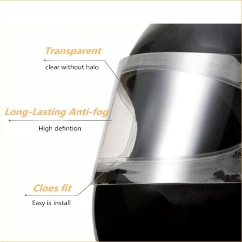 Motorcycle Helmet Universal Lens Fog Resistant Helmet Film Clear Anti-Fog Patch for AX8 LS2 HJC MT Moto Helmets Accessories