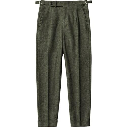 UVRCOS Men's Wool Trousers