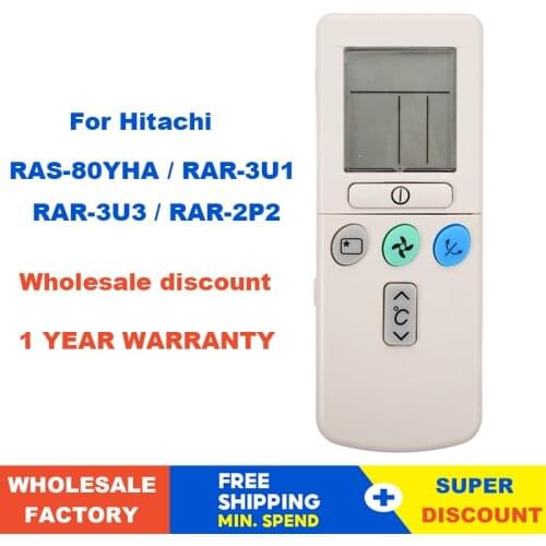 Air Conditioner Remote Control For Hitachi Conditioning RAR-2P2 RAS-80YHA RAR-3U1 RAR-3U3 RAR2P2 Fernbedienung