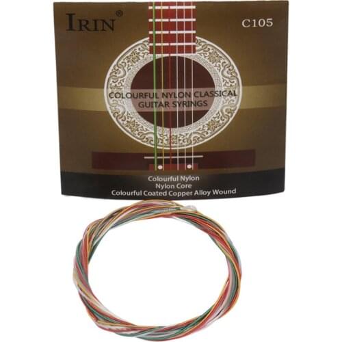 1 Set Of 6 Pcs Colorful Classical Acoustic Guitar Strings For Guitar Lovers