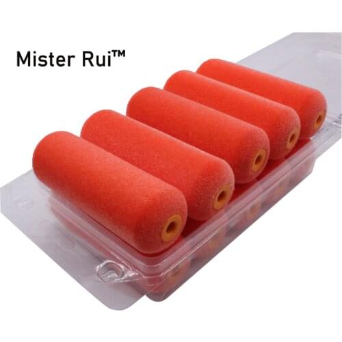 10Pcs 4 inch High Density Flocking Mini Foam Paint Roller