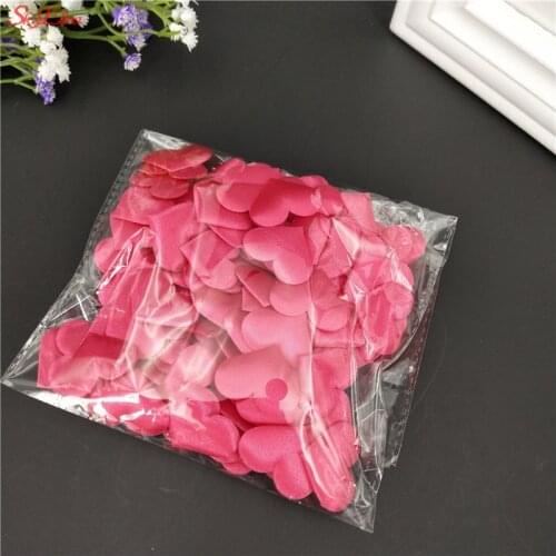 100/500pcs Handmade 2CM Love Heart Shaped Sponge Petal DIY Petals Birthday Party Supplies Confetti For Wedding decoration 5Z