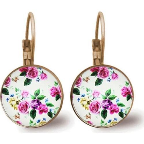 Женские золотые серьги 15083559317 China At AliExpress