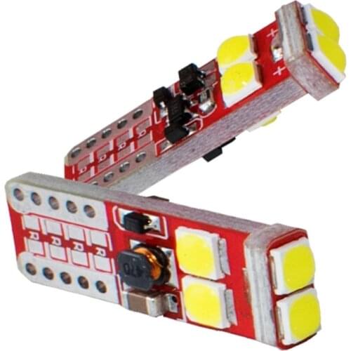 2PCS T10 W5W 501 192 1000LM Super Bright XBD Chips LED Car Parking Light Source Auto Reading Dome Lamp Wedge Tail Side Bulb