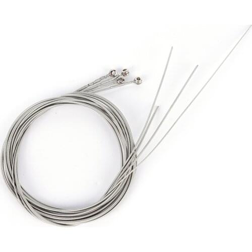 4 Steel Strings Durable Guitar Accessories 1 Set of 4 Pcs high quality Guitar String Bass Guitar Parts