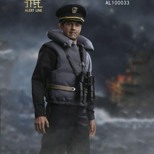 AL100033 Alert Line 1/6 U.S. Navy Destroyer Commander 12" Full Set Male Soldier Action Figure Model In Stock
