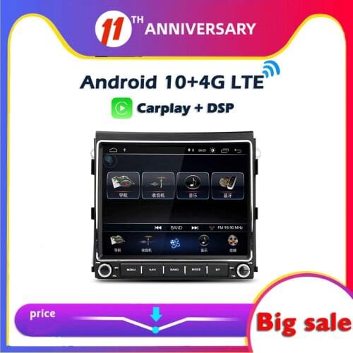 6GB+128GB Carplay 8.4" IPS DSP Android 10.0 Car DVD Player GPS Map WIFI Bluetooth RDS Radio For Porsche Cayenne 2010- 2016 2017