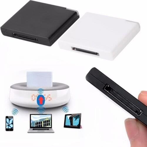 Bluetooth Receiver A2DP Music Receiver Adapter for iPhone 30 Pin Dock Station Speaker Bluetooth Adapter блютуз адаптер Black