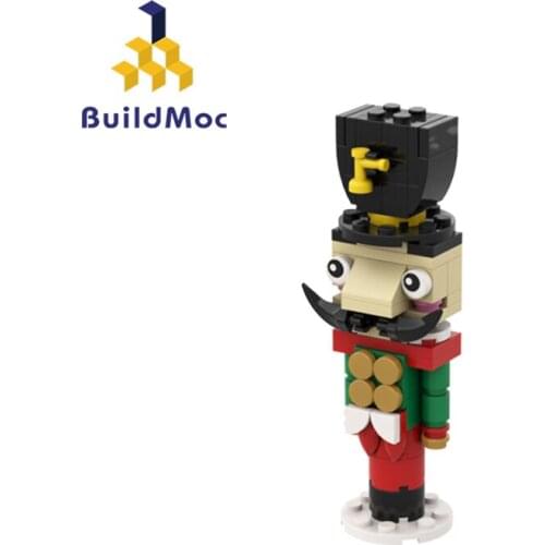 BuildMoc Christmas Princess Movie The Soldier 73PCS MOC Figures Model Building Blocks Toys for Children DIY Toy Xmas Kids Gifts