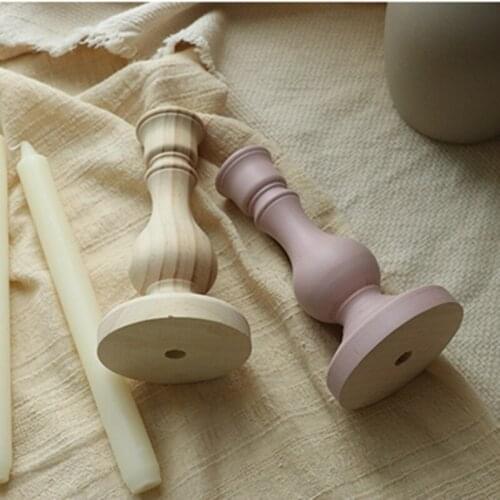 CVWZBF Decorative White Candlesticks