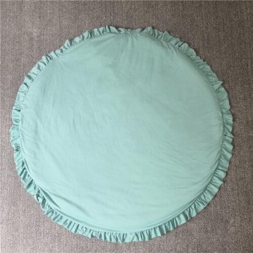 Baby Cotton Round playmat photo props Infant kids game Carpet Children Room decorative mats