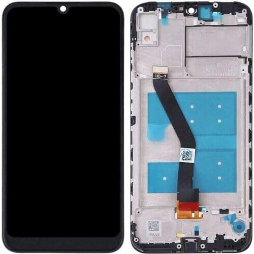 For Huawei Y6 2019/Y6 Prime 2019/Y6 Pro 2019 Black Color LCD Screen and Digitizer Assembly with Frame