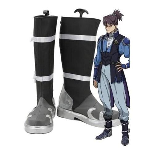 Kabaneri of the Iron Fortress Kurusu Cosplay Boots Shoes Costume Accessories Halloween Party Boots for Adult Men Shoes
