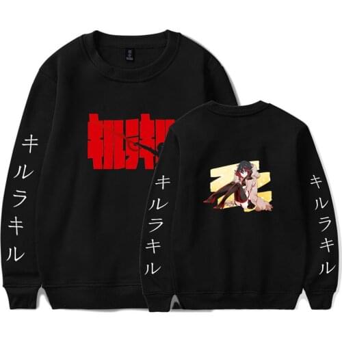 KILL la KILL Sweatshirt Ryuko Matoi cosplay costume anime Sweaters Pullovers long sleeve Hoodies casual Sweater Blouse Shirts