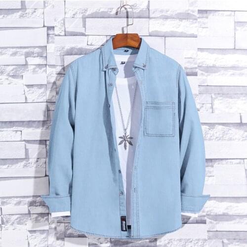 Мужские джинсовые рубашки LOMEMOL China At AliExpress