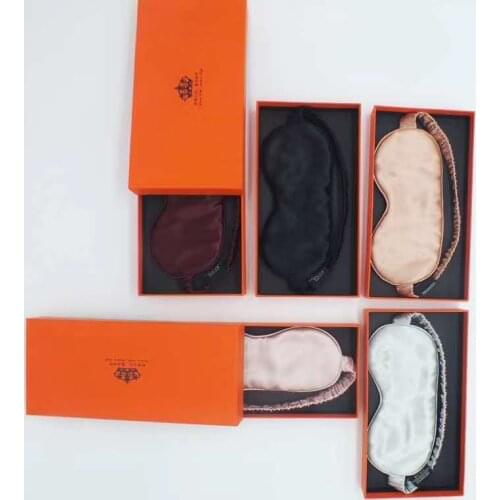 22momme Mulberry Silk Sleep Eyemask Good Sleeping Pure Silk Eye Mask Women And Men With Gift Box