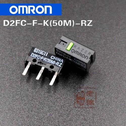 2pcs OMRON Mouse Micro Switch Microswitch D2FC-F-K 50M D2FC-F-K(50M)-RZ general D2FC-F-7N 10M 20M 50M RZ millions time lifetime