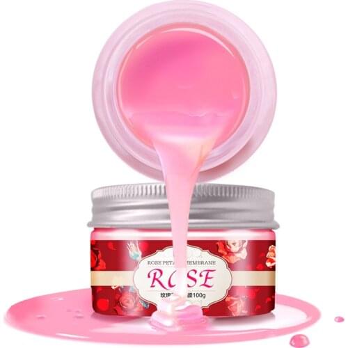 100g Rose Nail Paraffin Wax Moisturizes Softens Exfoliation Removal Moisturizing Whitening Rose Wax NOV99