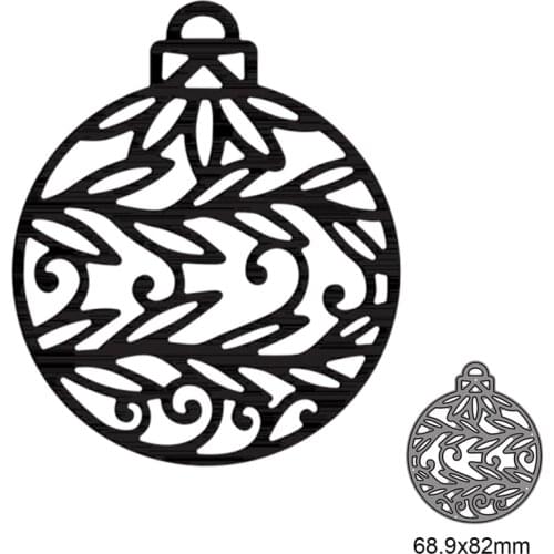 Christmas Ball Decoration Metal Cutting Dies For DIY Scrapbook Cutting Die Paper Cards Embossed Decorative Craft Die Cut New