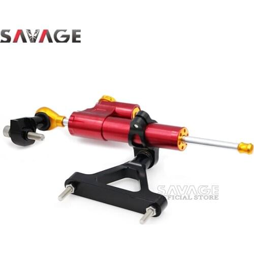 Steering Damper Stabilizer For KAWASAKI ZX-6R NINJA 2007-2008 Motorcycle Accessories Adjustable Linear Kit Bracket ZX 6R ZX6R