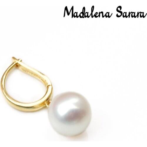 MADALENA SARARA Pure 18k Gold Earrings Dropwater Dangle Women Earrings AU750 Made 100