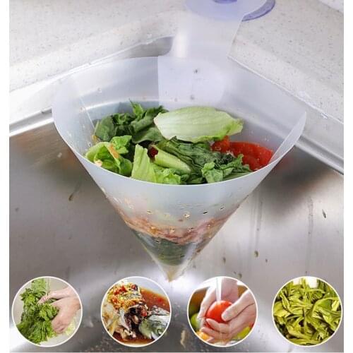 Kitchen Filter Sink Strainer Drain Basin Collapsible Simple Oil Screen Sink Drain Collapsible Drain Sink Kitchen Accessory