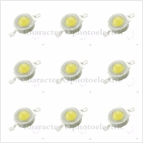 10pcs 1W 3W High Powre LED Bead Neutral White 4000-4500K LED Chip Emitter for light diy