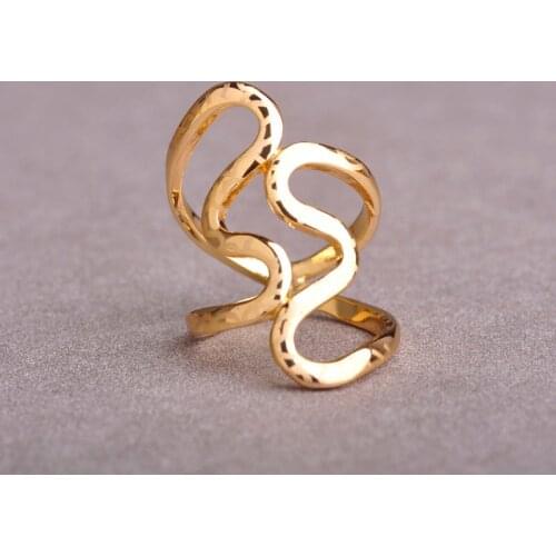 Madrry Heart Finger Rings For Women Men Jewelry Double Love Heart Anelli Donna Party Wedding Decoration Bijoux Anneau Aros