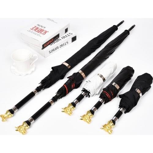 Sword Katana Umbrella Uv Protection Windproof Adult Business Long Handle Large Umbrella Outdoor Guarda Chuva Rain Gear BD50UU