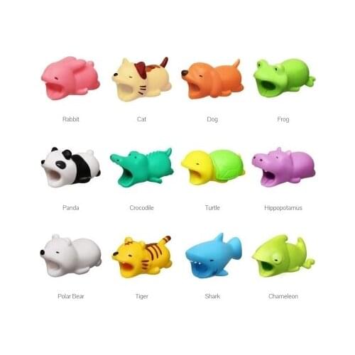 Cable Winder 50pcs/lot Cartoon USB Charger Data Cable Cord Protector Charging line saver For iphone 8 7 6 USB cable protection