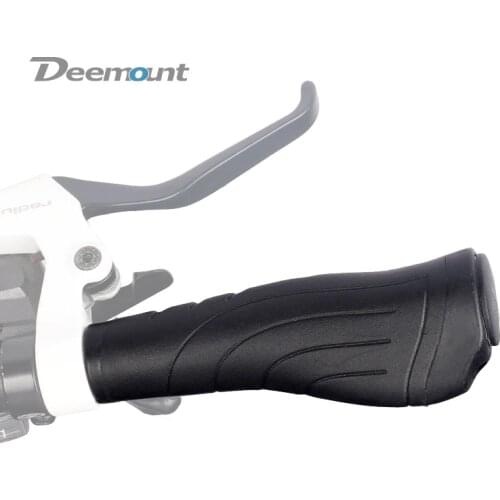 Deemount Bicycle Grips Long Short 137mm 93mm Handlebar 22.2mm Rubber Casing Sheath Hand Rest Bar End Lock Swivel Handle P8 SP8