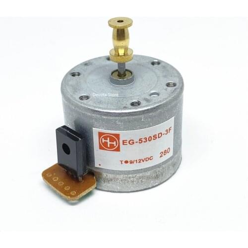 Vinyl record player DC 9V 12V 16V Replace motor 33/45/78rpm SPEED Electric gramophone DIY repair small 3F motor CW EG-530SD-3F