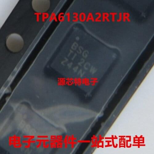 100% New&original TPA6130A2RTJR TPA6130 Marking:BSG QFN20 In Stock
