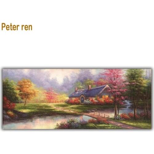 Diamond painting Thomas garden landscape Continental Diy Diamond embroidery 3d square drill Diamond mosaic pasted full canvas