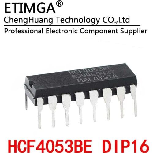 5PCS/LOT HEF4053BP HCF4053BE DIP-16 CMOS analog multiplexer