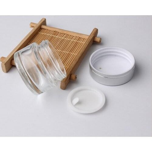 Hot Sale 100pcs 50g frosted glass jars, 50ml frost cream jars, skin care cream bottles, 1.7 fl oz cosmetic containers