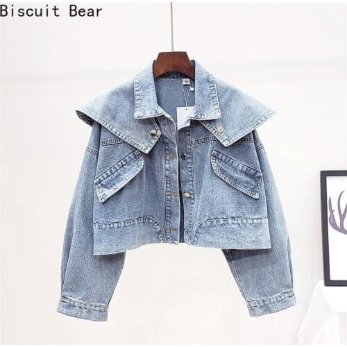 Женские джинсовые куртки Biscuit Bear China At AliExpress