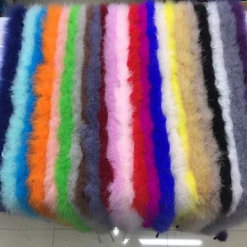 Turkey Feather Boa Turkey Feather Strip Fluffy Craft Decoration Chandelle Feather Boa Marabou Boa