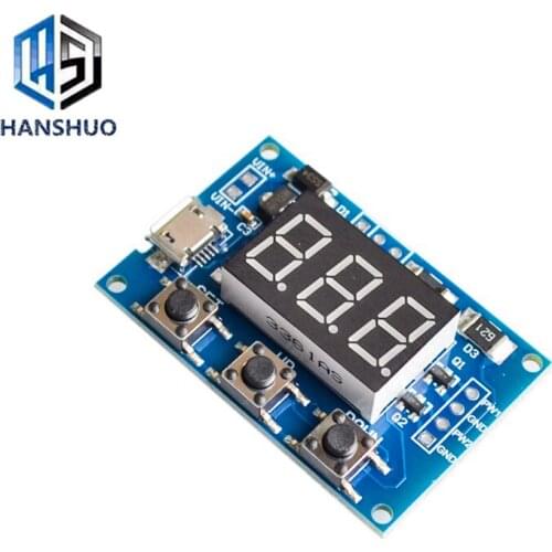 DC 5-30V Micro USB 5V Power Independent PWM Signal Generator 2 Channel Dual Way Digital LED Duty Cycle Pulse Frequency Board