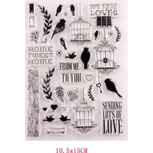 Home Sweer Home Silicone Clear Stamp Seal DIY Scrapbook Embossing Album Decor Craft Art