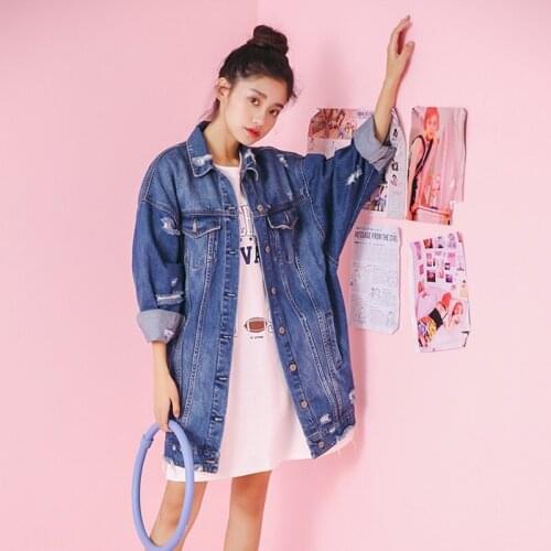 Jean jacket 2018 women embroidered white denim female ladies bomber jacket with embroidery coat autumn jacket for women TA834