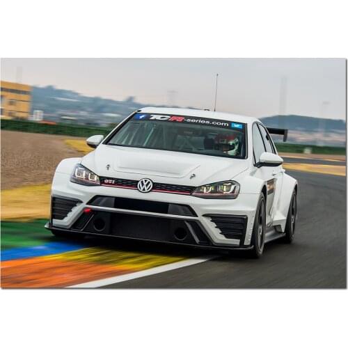Golf GTI TCR Car Wall Art Posters Canvas Prints Paintings Wall Picture For Living Room Decor