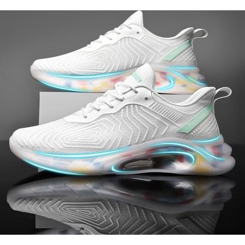 Sneakers Men Casual Breathable Mesh Black Running Shoes Women Jogging Couple Non-slip Zapatillas Hombre Unisex Summer 2021