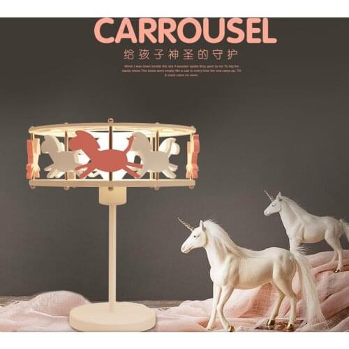 New cute little Trojan lamp creative cartoon animals decorated children bedside lamp girl birthday gift