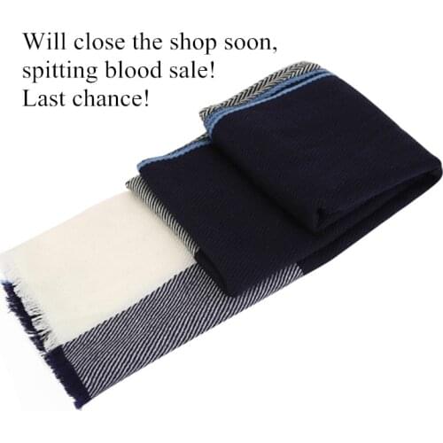 Autumn Winter Brand Men Scarf Wool Scarf Warm Scarves Soft Cosywarmer