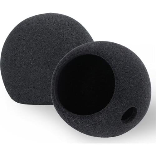 Foam Mic Wind Cover Sponge Filter Artificial Fur Muff Windscreen Windproof Shield for Blue Snowball Condenser Microphone